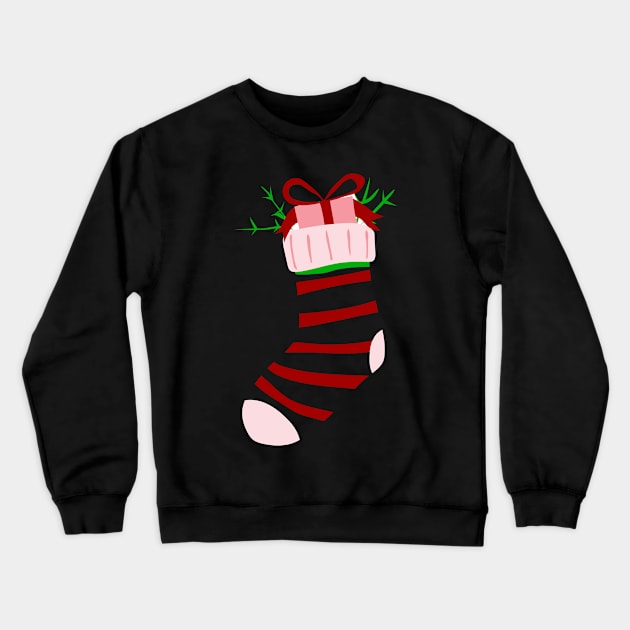 Christmas Socks Crewneck Sweatshirt by Salma Ismail